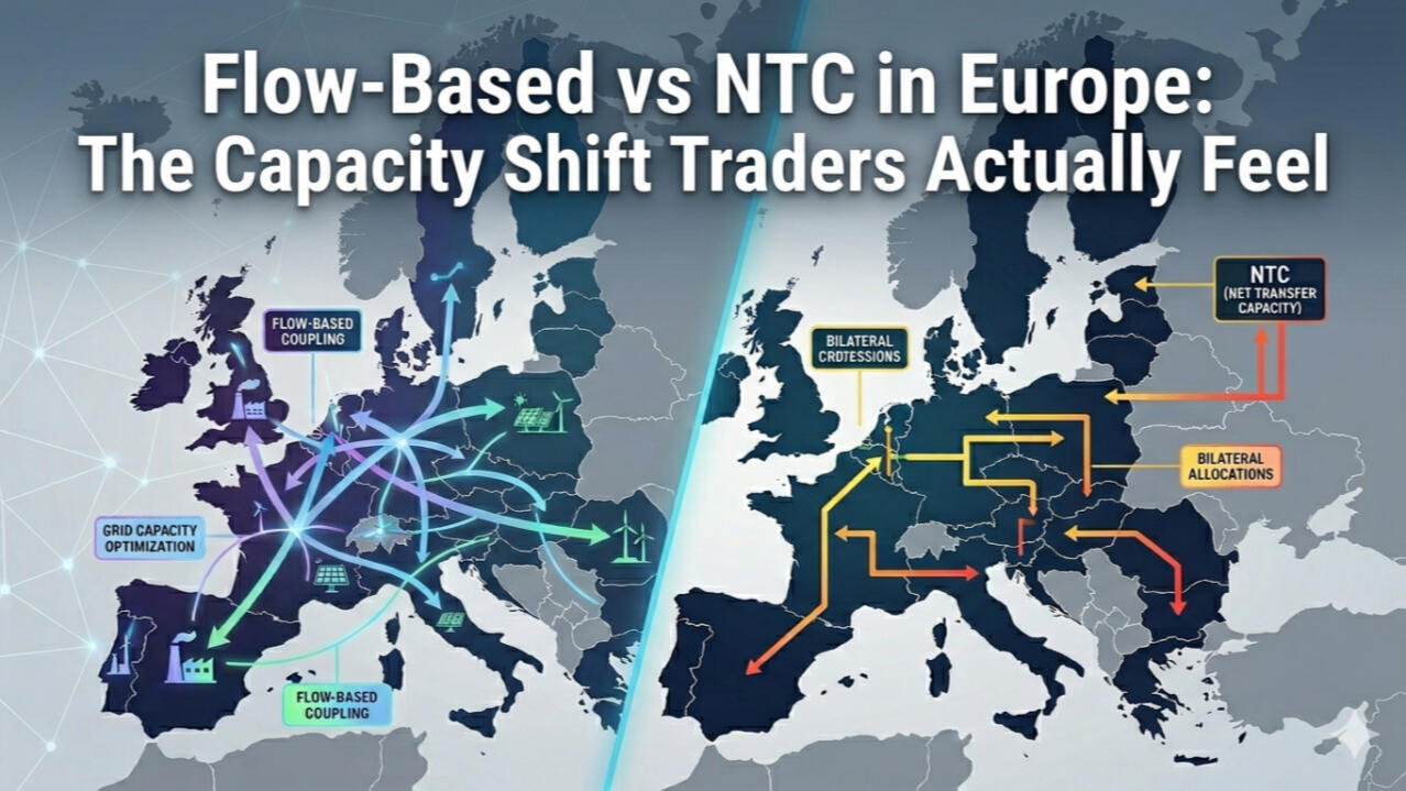 Flow-Based vs NTC in Europe: The Capacity Shift Traders Actually Feel Flow-Based vs NTC in Europe: The Capacity Shift Traders Actually Feel