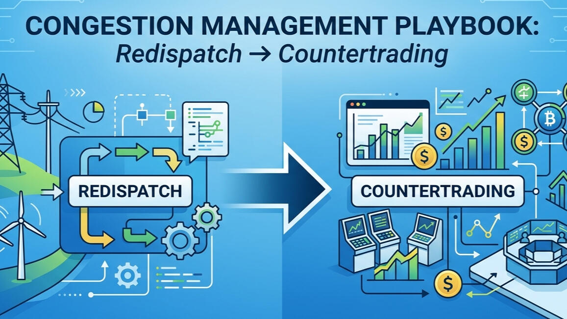Congestion Management Playbook: Redispatch → Countertrading